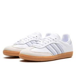 Adidas Samba OG White Halo Blue Gum 2